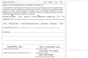 Pre-Printed DOT Alcohol Testing Forms - Kahntact Medical