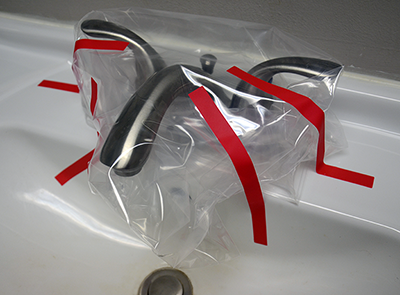 tamper evident security seals tape down water source