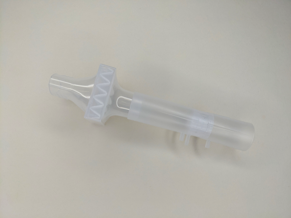 SmartSense spirometer mouthpiece with PulmoGuard Q filter